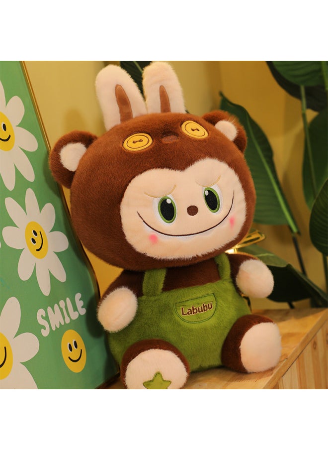 Cute Rabbit Rab Cloth Surrounding Plush Toy Doll High Quality Children's Birthday Gift Wholesale-Specifications:25cm(0.17kg)-Color:Brown