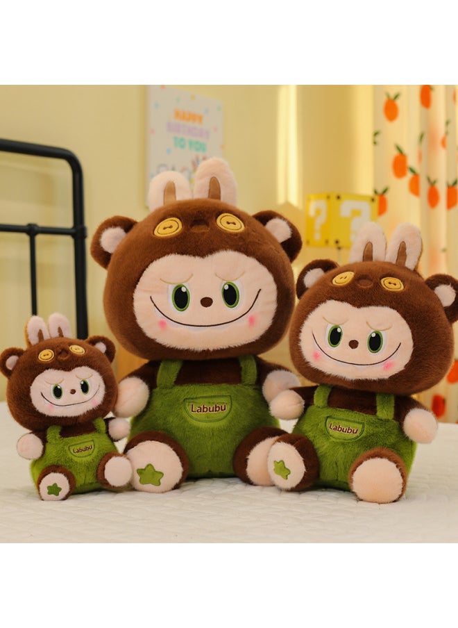 Cute Rabbit Rab Cloth Surrounding Plush Toy Doll High Quality Children's Birthday Gift Wholesale-Specifications:25cm(0.17kg)-Color:Brown
