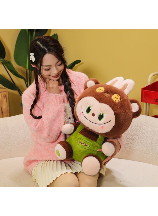 Cute Rabbit Rab Cloth Surrounding Plush Toy Doll High Quality Children's Birthday Gift Wholesale-Specifications:25cm(0.17kg)-Color:Brown