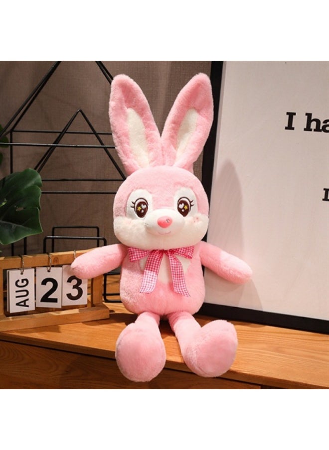 Couple Slaw Ears Bunny Doll Children's Toy Gift Soothing Sleeping Doll Plush Toy-Specifications:100cm-color:yellow