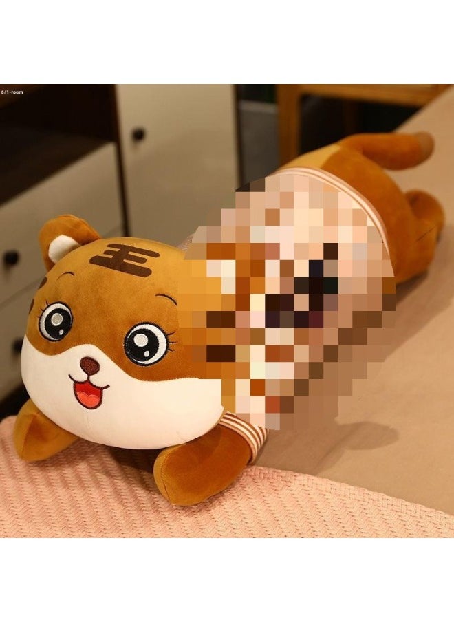 Doll Plush Toy Doll Rag Doll Pillow Little Tiger Sleeping With Tiger Pillow Girl Handmade Tiger-Specification:1.5m-Color:Brown Tiger-i Will Have You For The Rest Of My Life