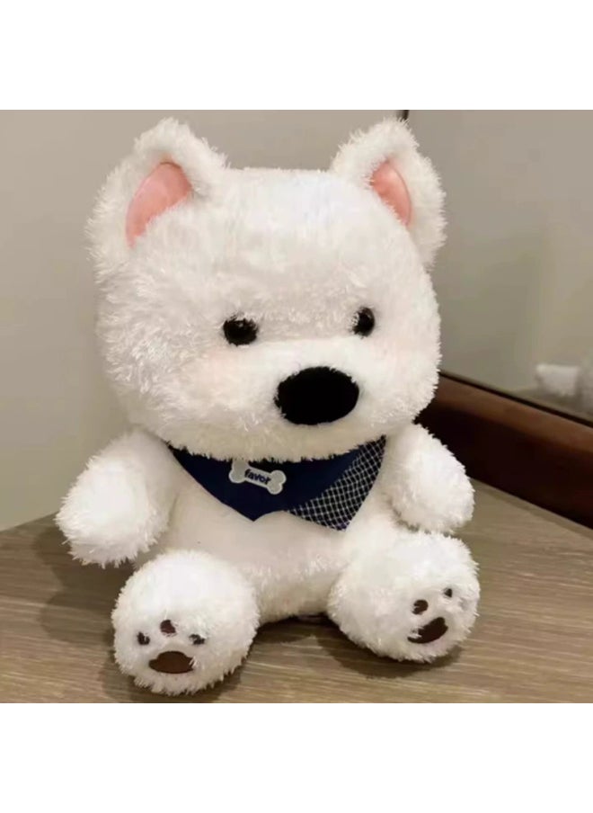 Cute 15 Inch Grab Doll Push Plush Toy Doll Wedding Throw Doll Customizable Doll-Color:Scarf Puppy (45cm)