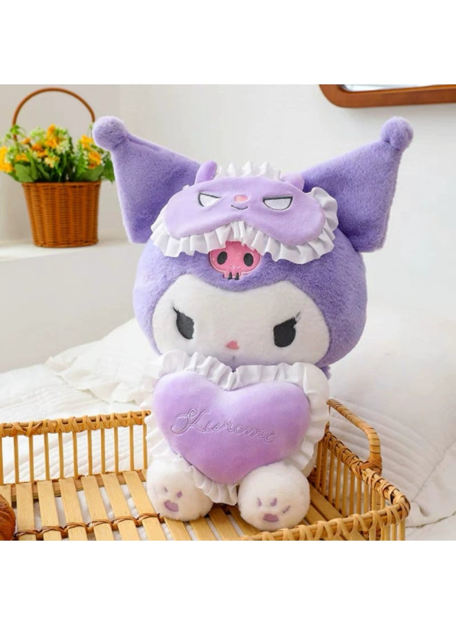 Cute 15 Inch Grab Doll Push Plush Toy Doll Wedding Throw Doll Customizable Doll-Color:Love Kuromi (50cm)