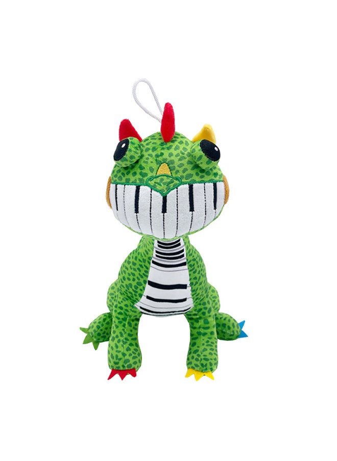 Cross Border Smiling Crittersplush Bobby's Game 4 Smiling Friends Horror Animals-Color:Piano Green Dragon (30cm, 160g)-Height:Bulk