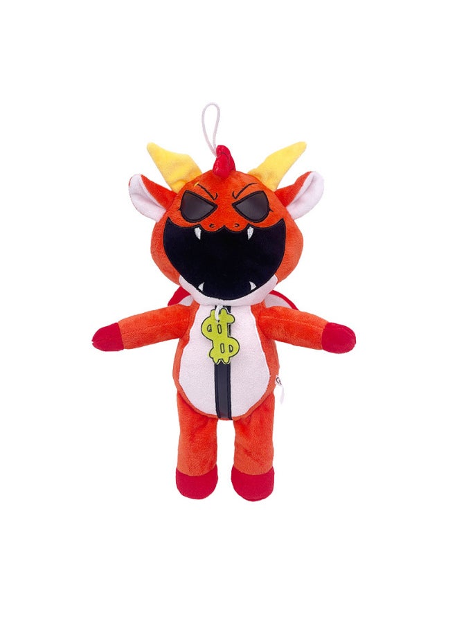 Cross Border Smiling Crittersplush Bobby's Game 4 Smiling Friends Horror Animals-Color:Piano Green Dragon (30cm, 160g)-Height:Bulk