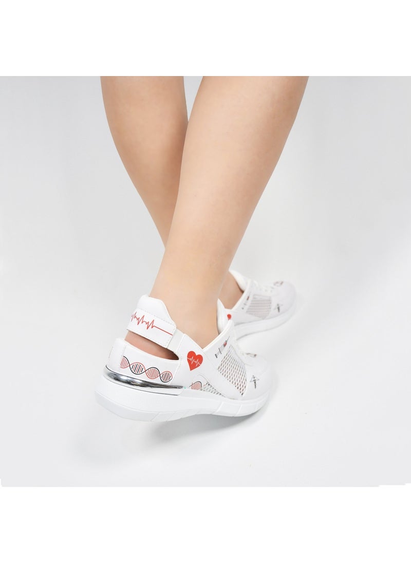 Doctor Patterned, Mesh Orthopedic Sports Sandals