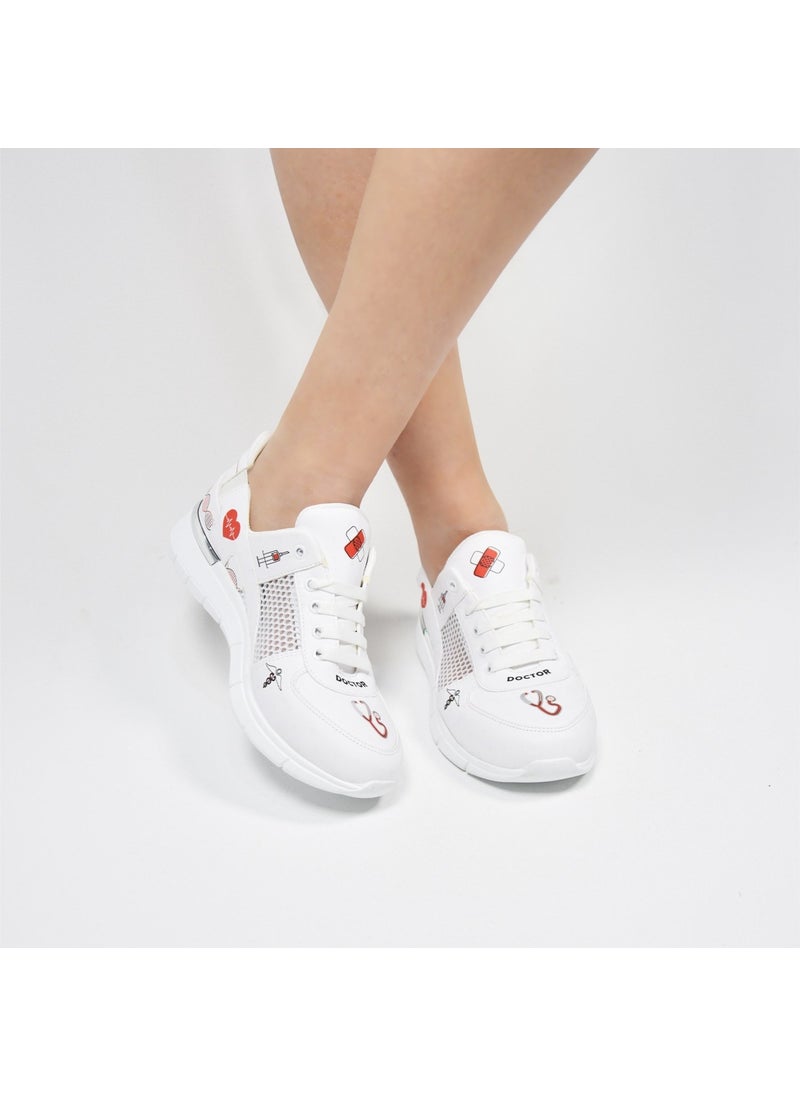 Doctor Patterned, Mesh Orthopedic Sports Sandals