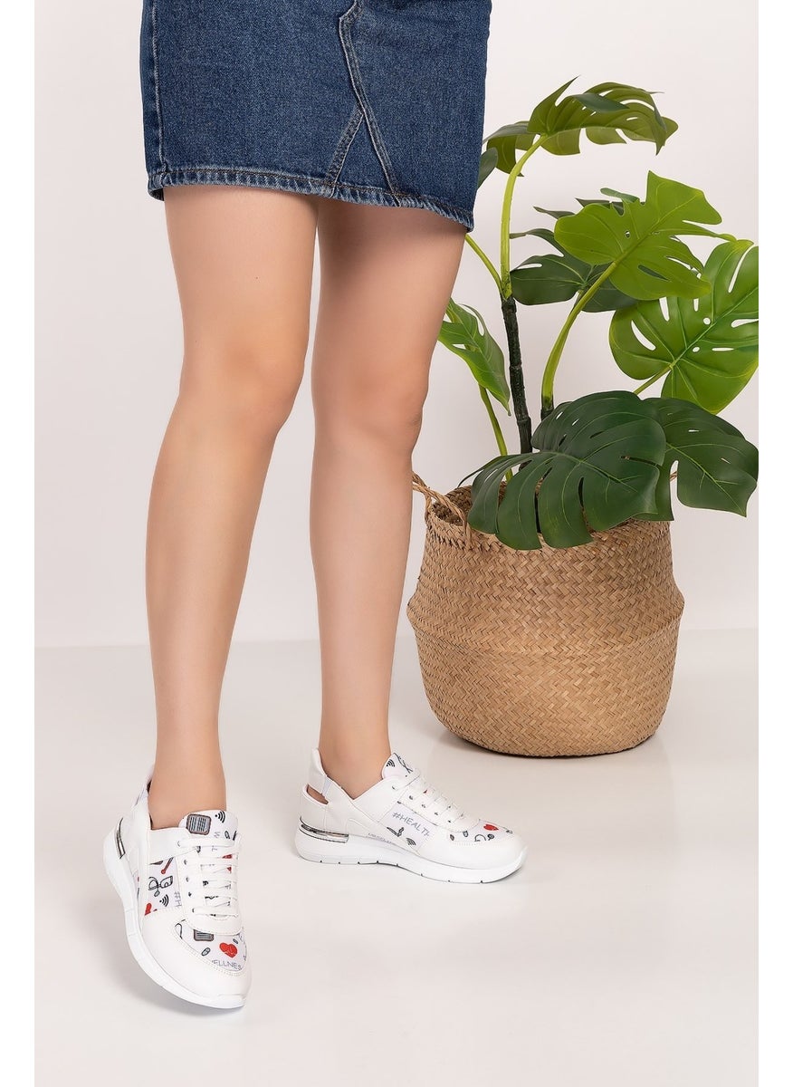 White Nurse Life Laced Orthopedic Sports Sandals