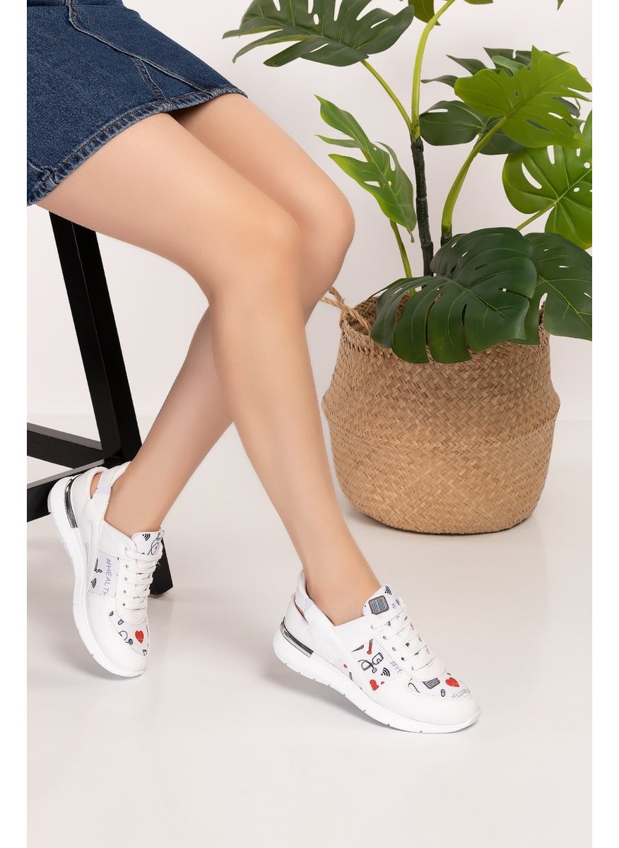 White Nurse Life Laced Orthopedic Sports Sandals