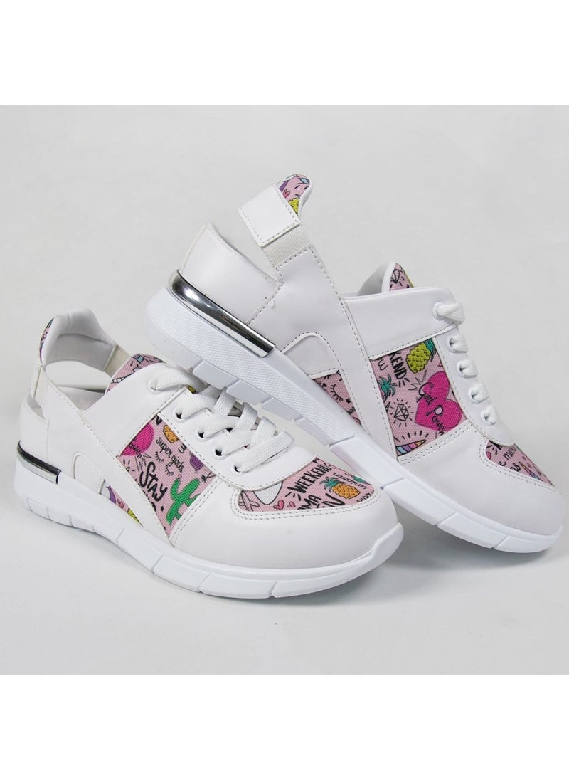 Unicorn Patterned Laced Orthopedic Sports Sandals