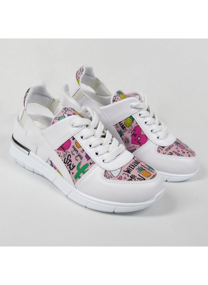 Unicorn Patterned Laced Orthopedic Sports Sandals