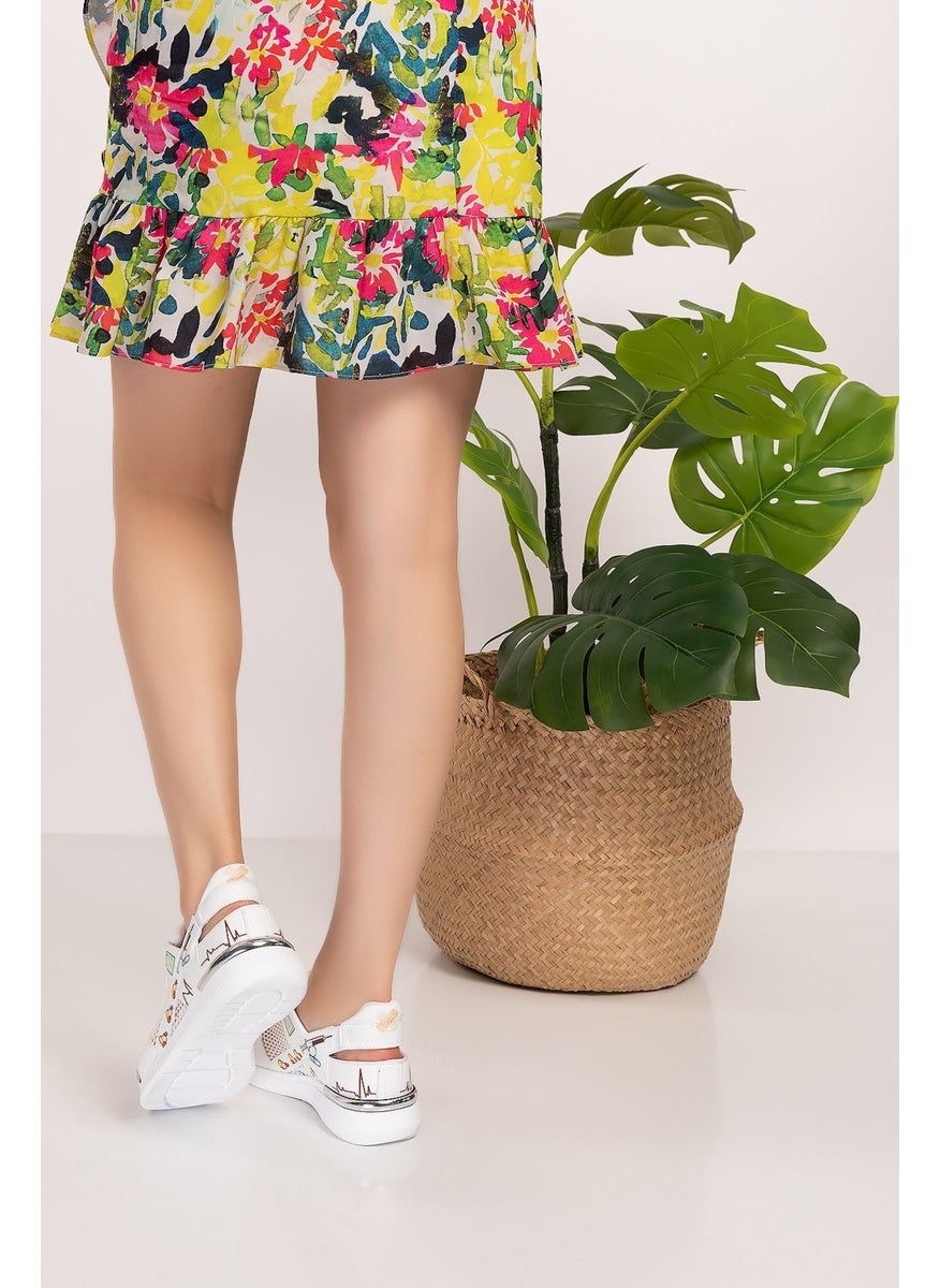 Nurse Patterned Mesh Orthopedic Sports Sandals