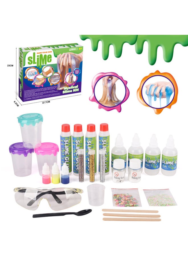 Hot Rocking Bubble Glue DIY Slime Hands-on Making Crystal Mud Children's Colored Mud Toys-Specifications:013H