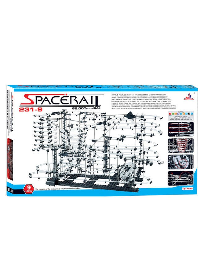Baole Roller Coaster Space Orbit Level 1-9 Intelligence Hands-on Boys Group Assembled And Disassembled Toy Model Intelligence-Color:233-4G