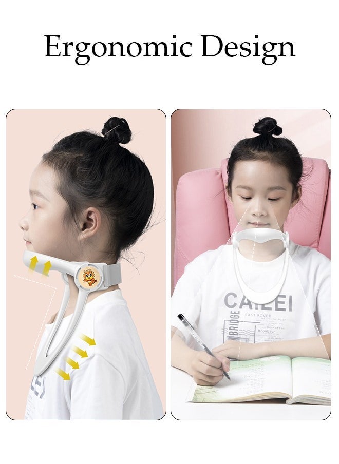Neck Stretcher,Neck Brace,360 Degree Adjustable Neck Support. Ergonomic Cervical Traction Device for Aligning Neck. Neck Posture Corrector for Neck Pain Relief, Spinal Decompression.