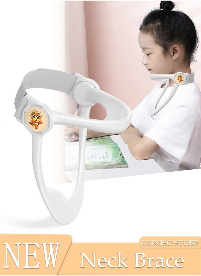 Neck Stretcher,Neck Brace,360 Degree Adjustable Neck Support. Ergonomic Cervical Traction Device for Aligning Neck. Neck Posture Corrector for Neck Pain Relief, Spinal Decompression.