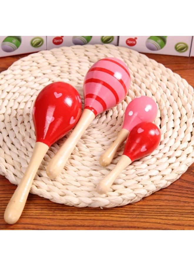 Baby Toys Baby Early Education Rustling Hammer Music Percussion Toy Sand Ball Children's Toy Musical Instrument Rustling-Color:Supports Remarks Color -Specifications:Large Sand Hammer (20cm)