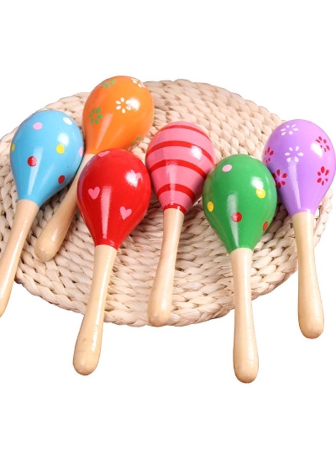 Baby Toys Baby Early Education Rustling Hammer Music Percussion Toy Sand Ball Children's Toy Musical Instrument Rustling-Color:Supports Remarks Color -Specifications:Large Sand Hammer (20cm)