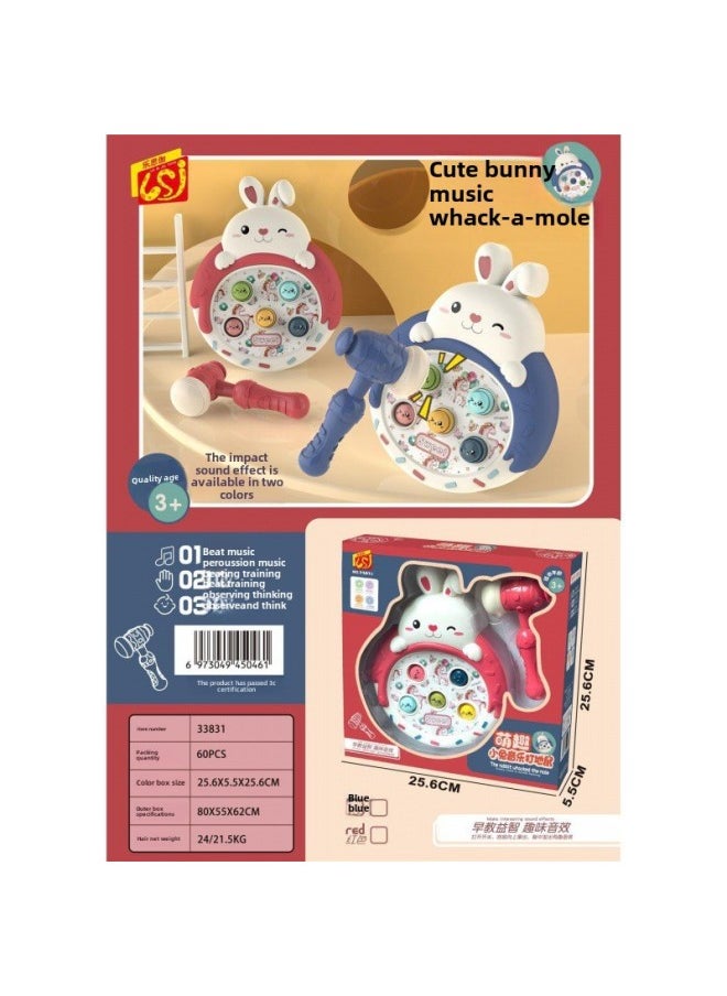 Hamster Children's Toy Boy Infant 1-2-year-old Half Educational Early Education Baby Decompression Beating Toy Wholesale-Color:33831 (minimum Batch Of 60)-Specifications:Default