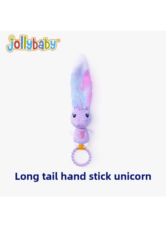 Jollybaby Hand Crank 0-3 Years Old Baby Grip Training BB Stick Toy Puzzle Early Education Toy Hand Crank-Color:Hand Stick Unicorn