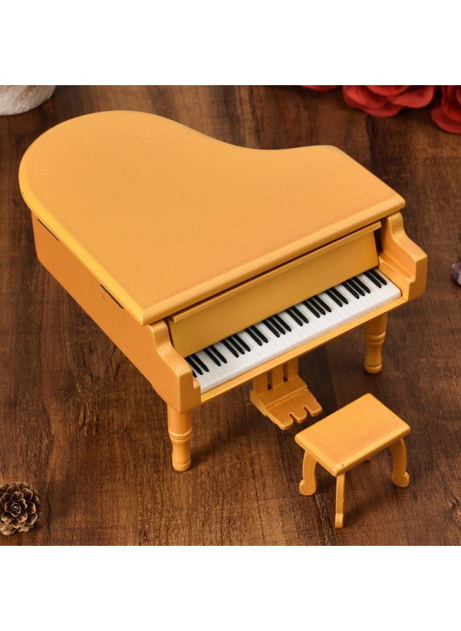 Supply Wooden Grand Piano Simulation Music Box Music Box Crafts Home Ornaments Holiday Gifts-Color:Blande-Dimensions:Track: To Alice