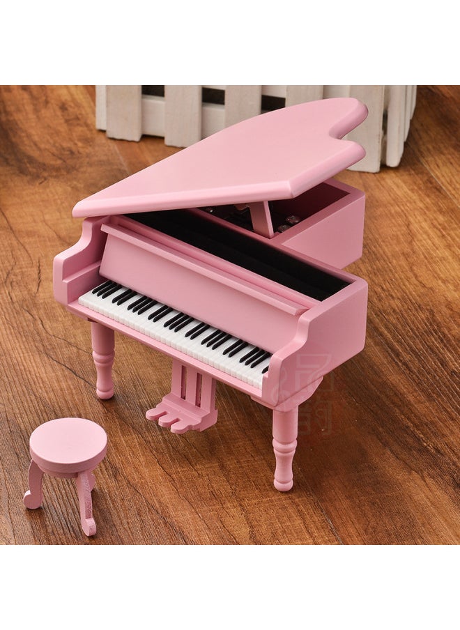 Supply Wooden Grand Piano Simulation Music Box Music Box Crafts Home Ornaments Holiday Gifts-Color:Blande-Dimensions:Track: To Alice