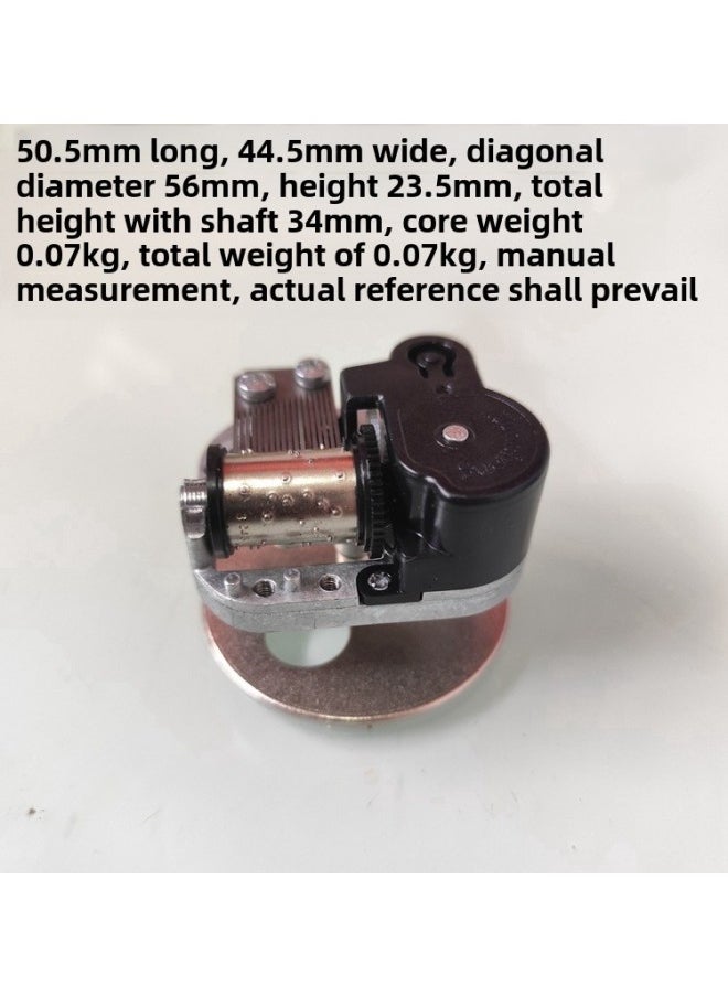 Wooden Music Box Base Rotating Music Box Sky City Music Box Diy Accessories Birthday Gift-Color:Individual Rhyme Movement Tracks Contact Customer Service-Dimensions:Happy Birthday