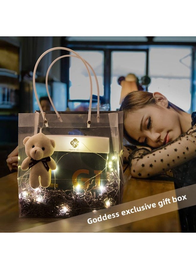 Gift For Girls Dandelion Crystal Ball Music Box Wooden Music Box Eternal Flower Music Box Birthday Z1-Color:9cm Dandelion Ball Colorful Rotating APP Bluetooth-Dimensions:Totoro