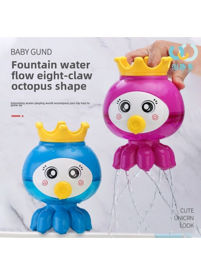 Baby Bath Toy Trembles The Same Bathroom Baby Children Play With Water Monkey Turn Music Wholesale-Color:Octopus Shower