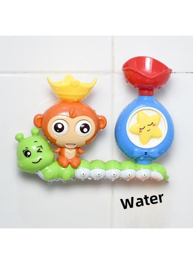 Baby Bath Toy Trembles The Same Bathroom Baby Children Play With Water Monkey Turn Music Wholesale-Color:Octopus Shower