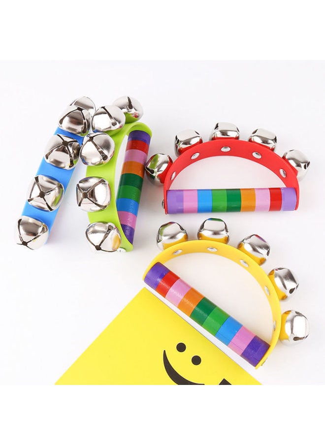 Rattle Baby Baby Grasp Training Toy 0-1 Years Old Musical Instrument Toy Boys And Girls Soothing Small Sand Hammer Rattle-Color:2-piece Set  -Specifications:Random Pattern