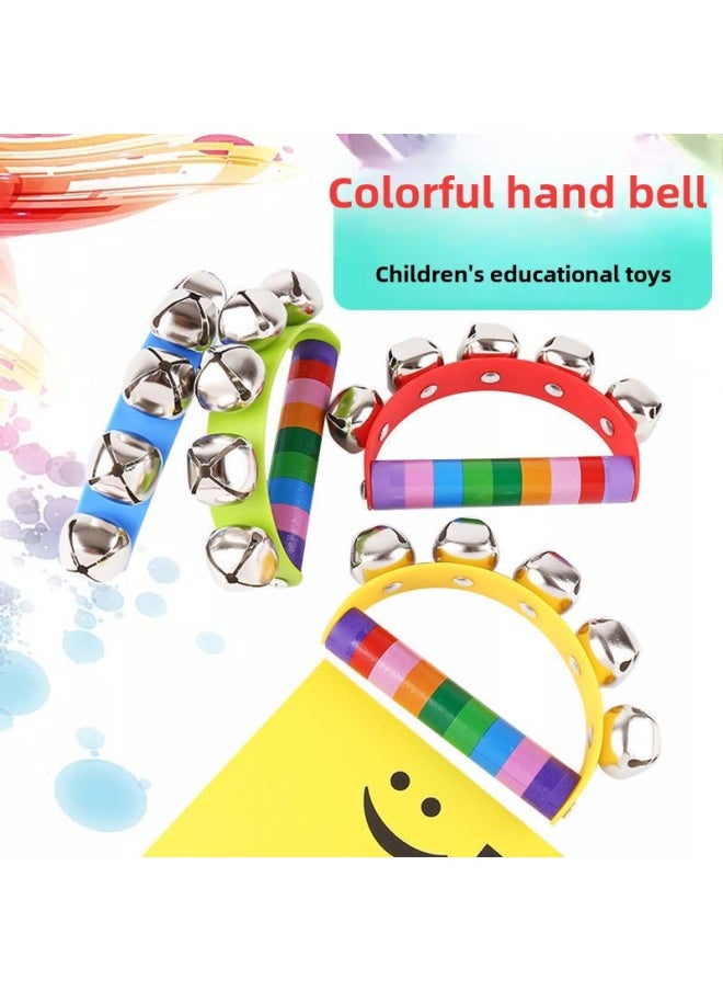 Rattle Baby Baby Grasp Training Toy 0-1 Years Old Musical Instrument Toy Boys And Girls Soothing Small Sand Hammer Rattle-Color:2-piece Set  -Specifications:Random Pattern