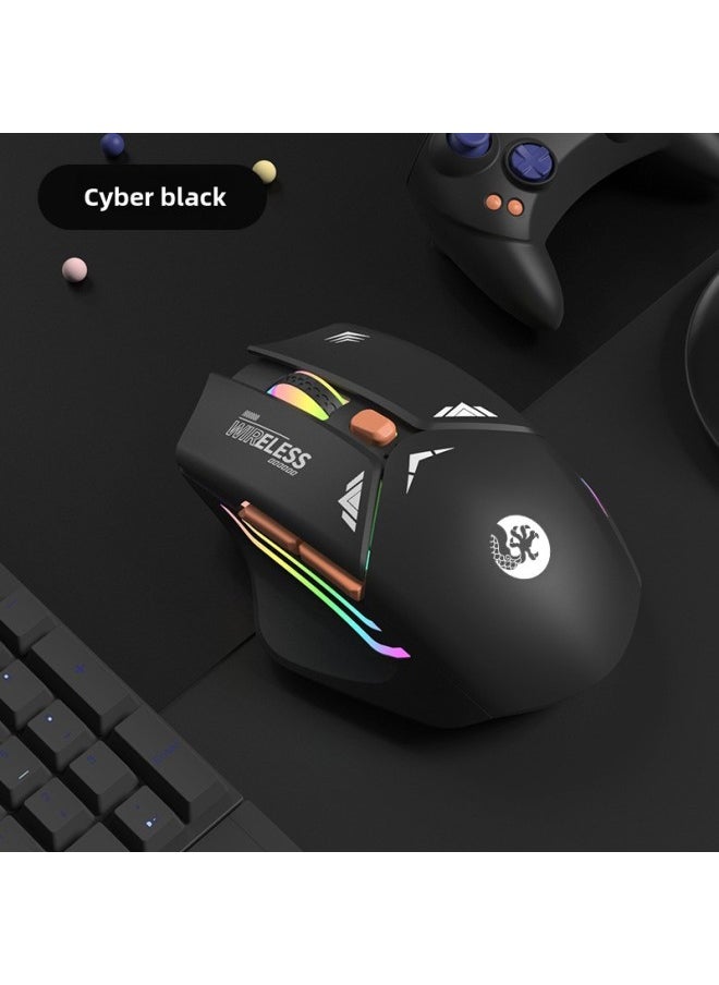 Wireless Bluetooth Mouse Rechargeable Silent Office Girls Home E-sports Game Notebook Suitable For Xiaomi And Huawei-Specifications: