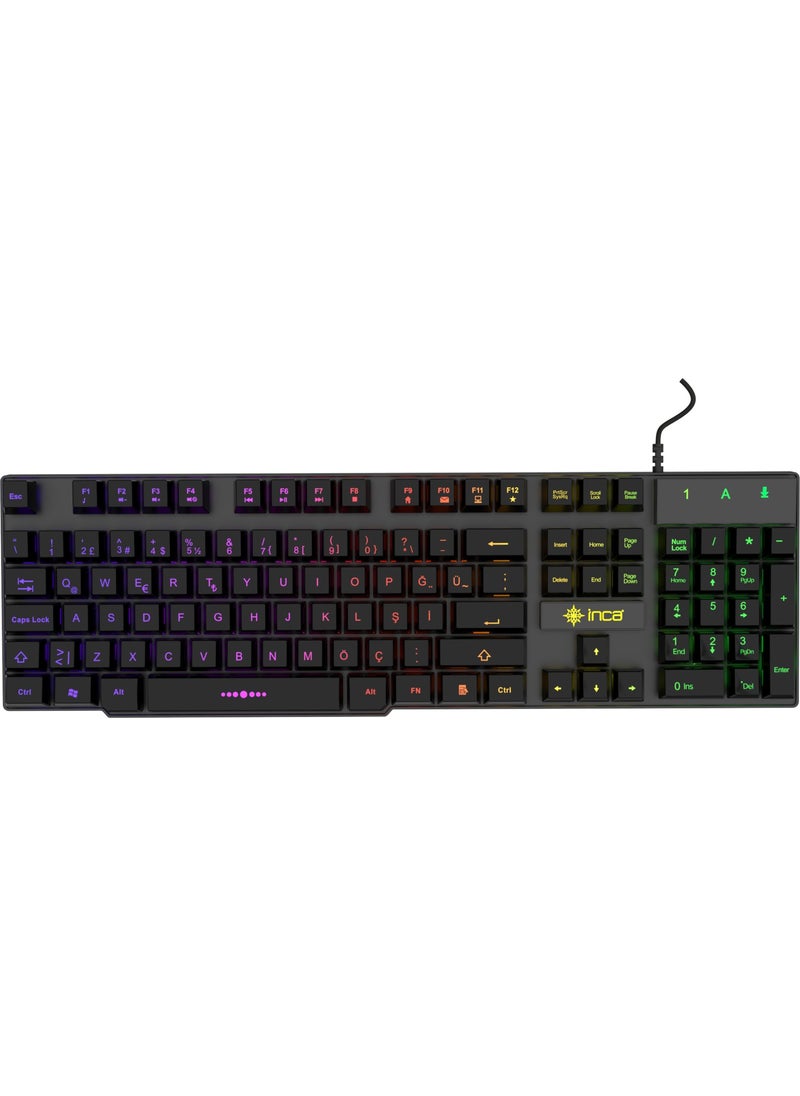 IKG-449 Rainbow Illuminated Gaming Keyboard