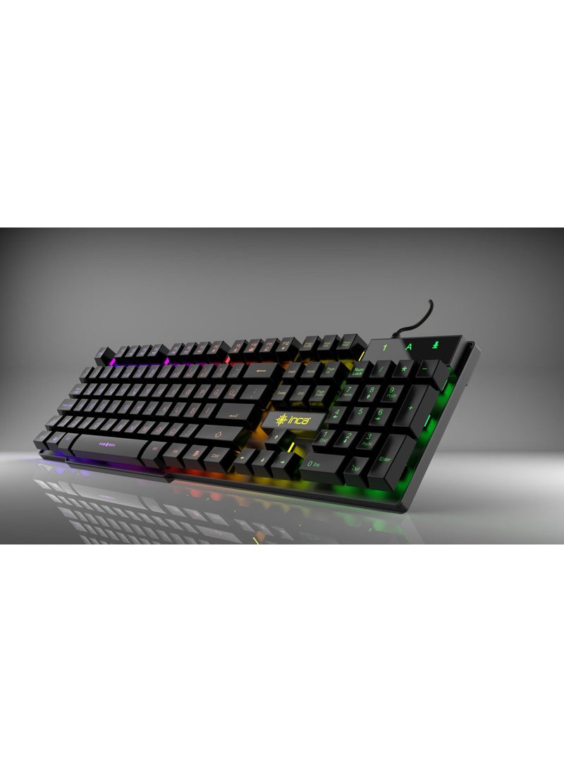 IKG-449 Rainbow Illuminated Gaming Keyboard