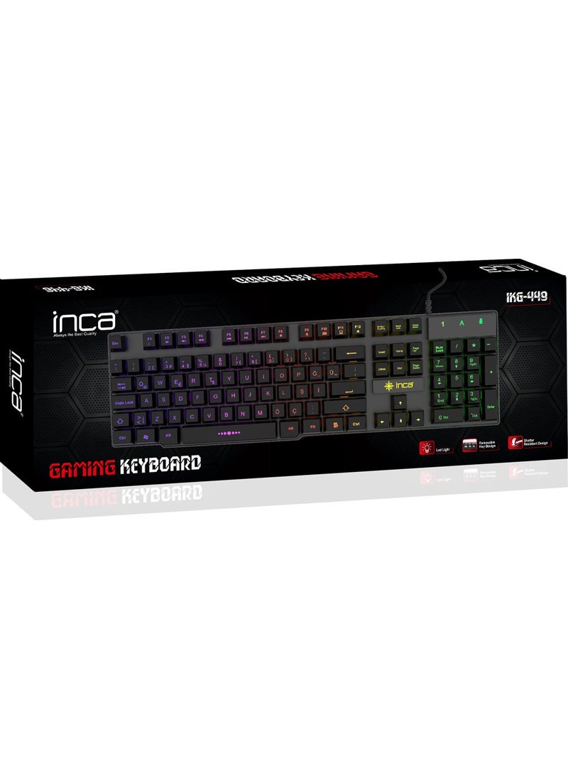 IKG-449 Rainbow Illuminated Gaming Keyboard