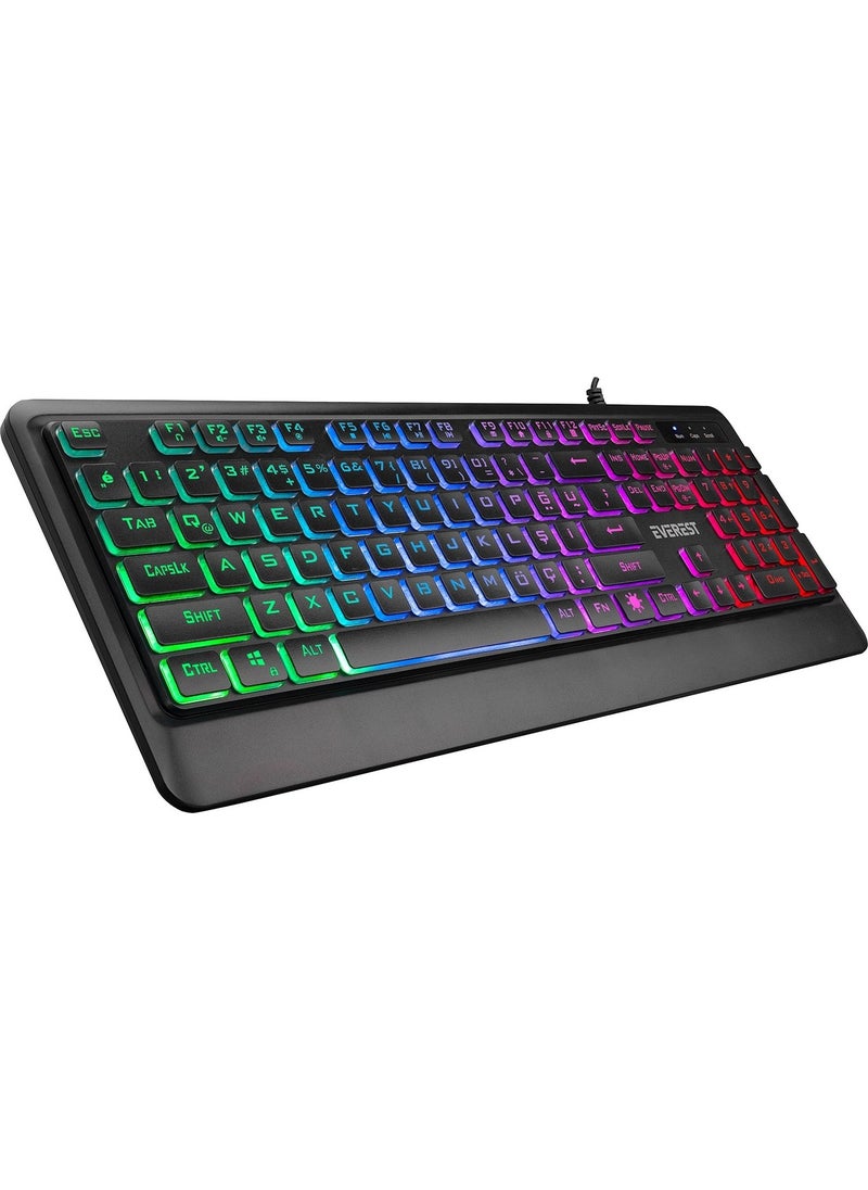 KB-R59 Forza USB Rainbow Multimedia Keyboard