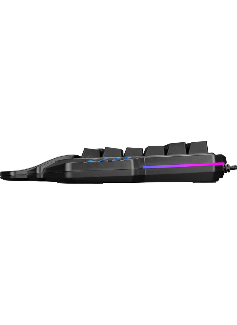 KB-R177 Salvo RGB Rainbow LED 35 Key Mini Gaming Keyboard