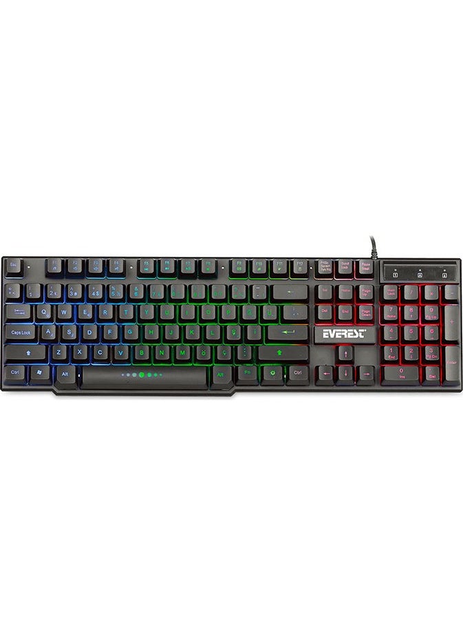 KB-X88 Black USB Mechanical Feeling Rainbow Aydın. Q Gaming Keyboard