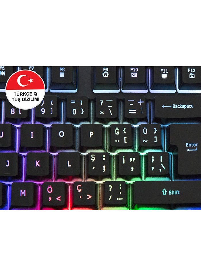 KB-R800 Metaphor RGB Q Metal Surface Gaming Keyboard