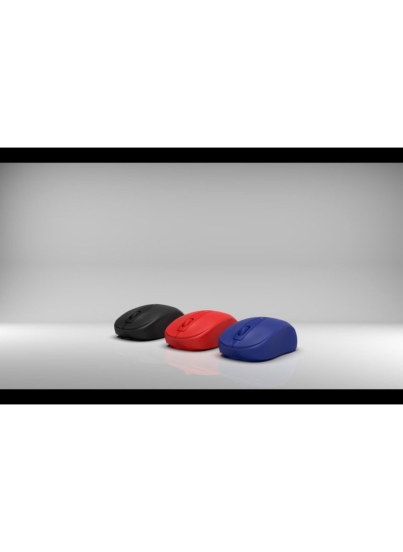 IWM-331RK Silent Wireless Silent Mouse - Red