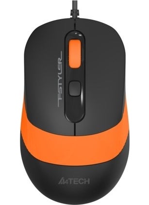 FM10 USB 1600DPI Black - Orange Mouse