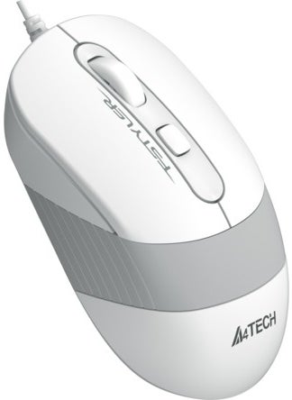 FM10 USB 1600DPI Gray - White Mouse