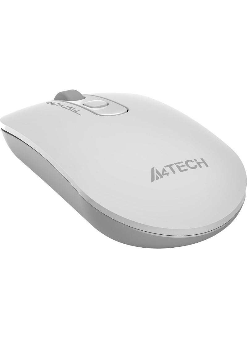 FG20 Nano Receiver Wireless Optical 2000DPI Energy Saving Compact Mouse - White