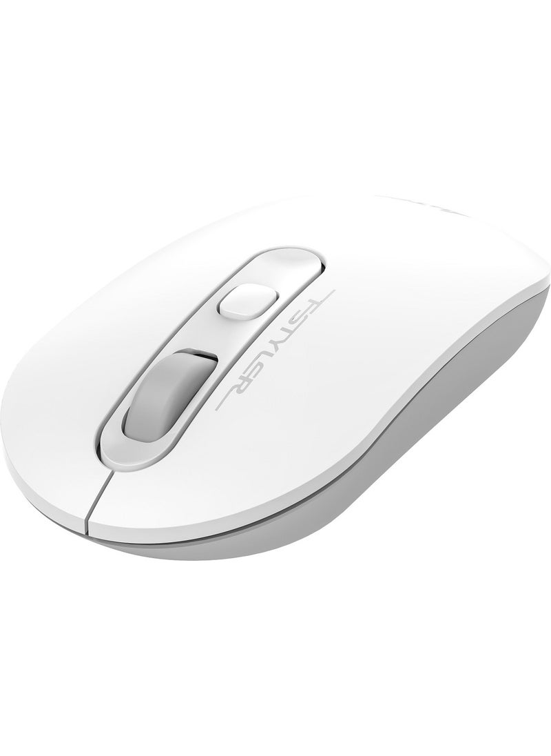 FG20 Nano Receiver Wireless Optical 2000DPI Energy Saving Compact Mouse - White