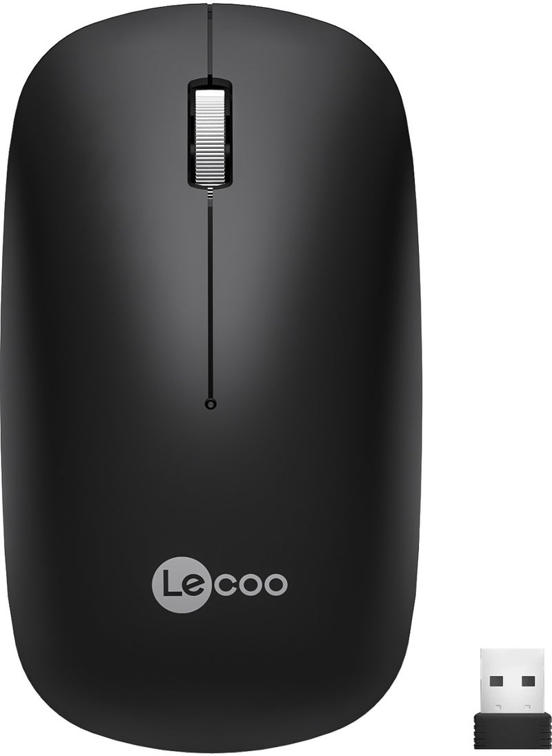 WS214 1200 DPI 4-Button Wireless Mouse Black