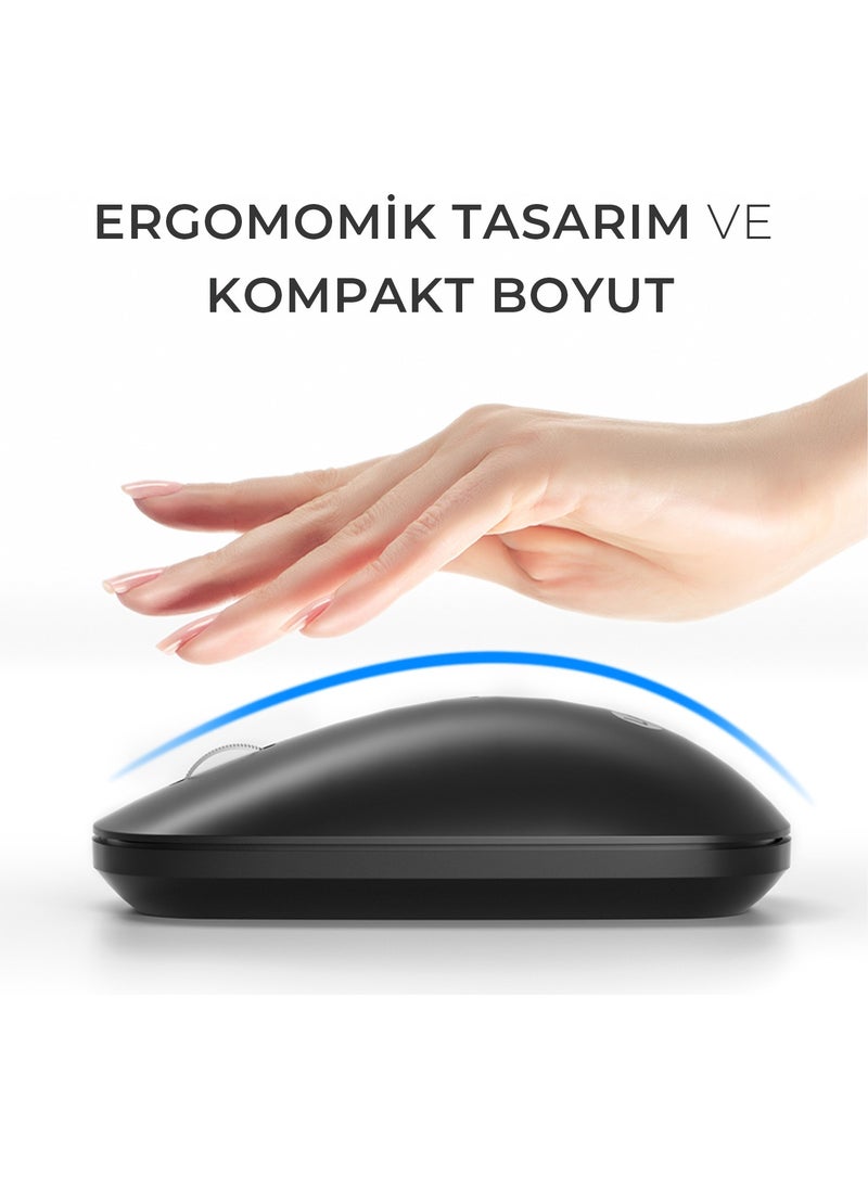 WS214 1200 DPI 4 Button Wireless Mouse White