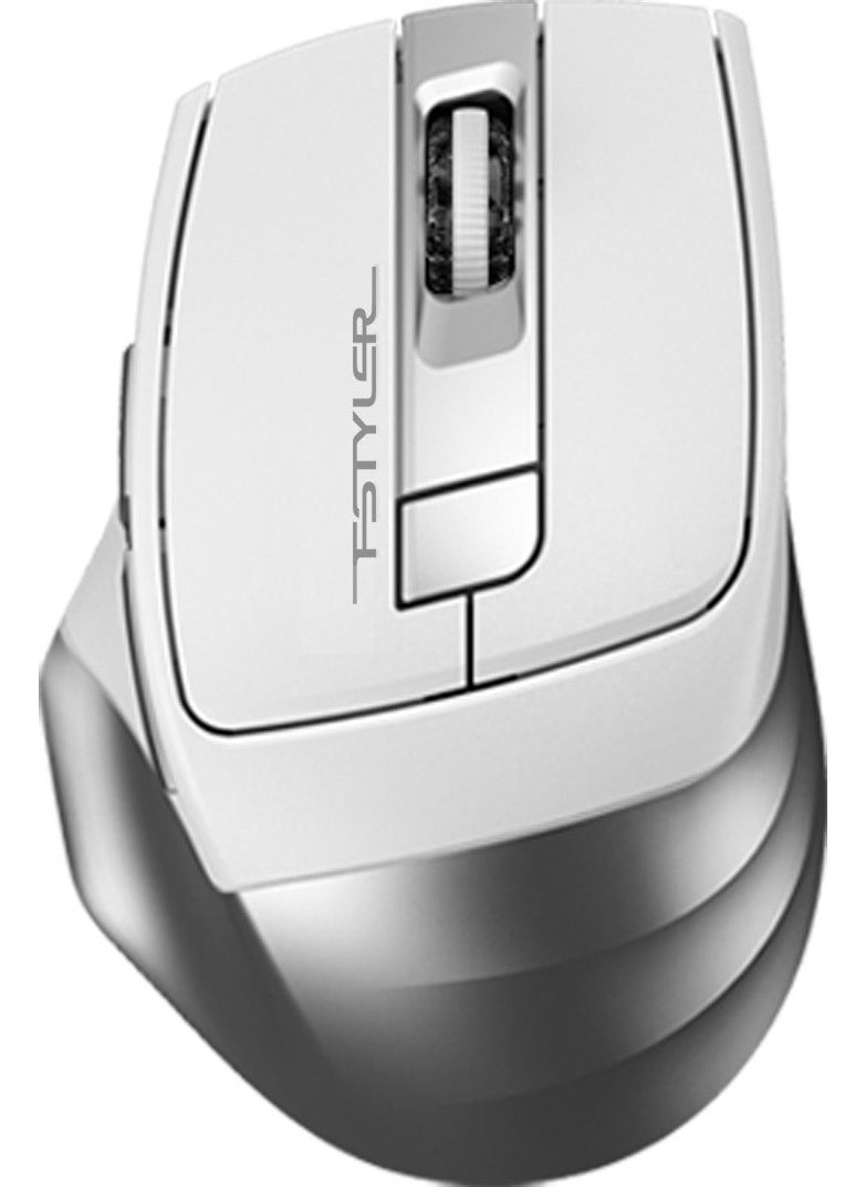 A4 Tech FB35 White Bluetooth+2.4g Nano Wireless Optical 2000 Dpi Mouse