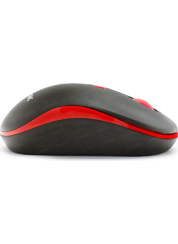 MSW100R Wireless Notebook Mouse - Red/Black (DK AC MSW100R)