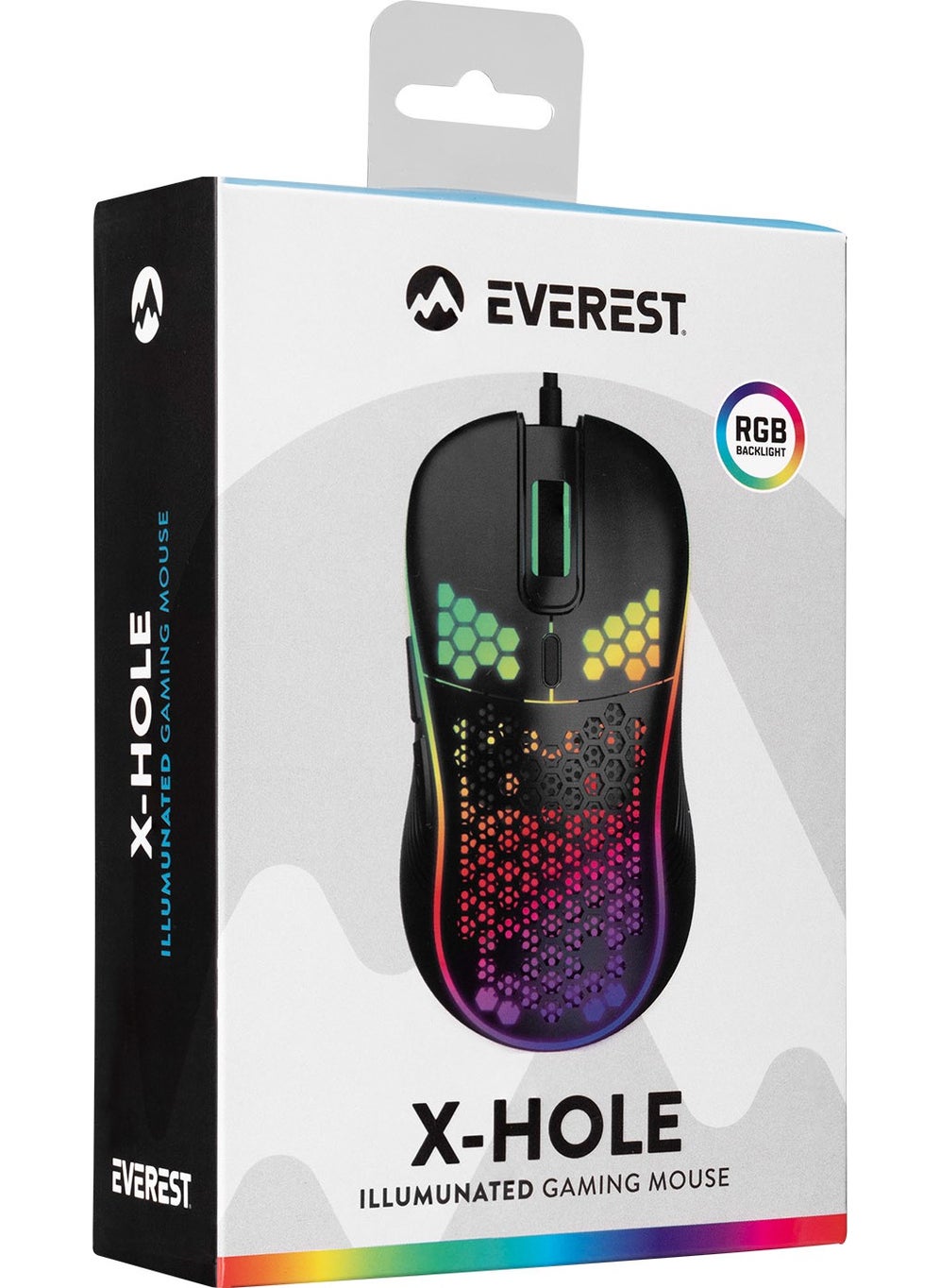 SM-G66 X-Hole USB Black 7d Optical 8000DPI LED Light Mouse